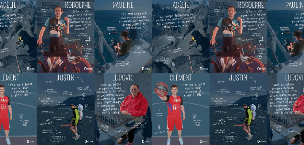 OTTEO équipe salariés sport consultant business manager communication lille paris lyon