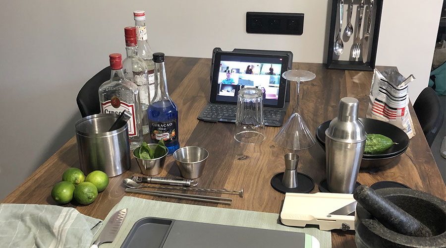 Soiree virtuelle atelier cocktail